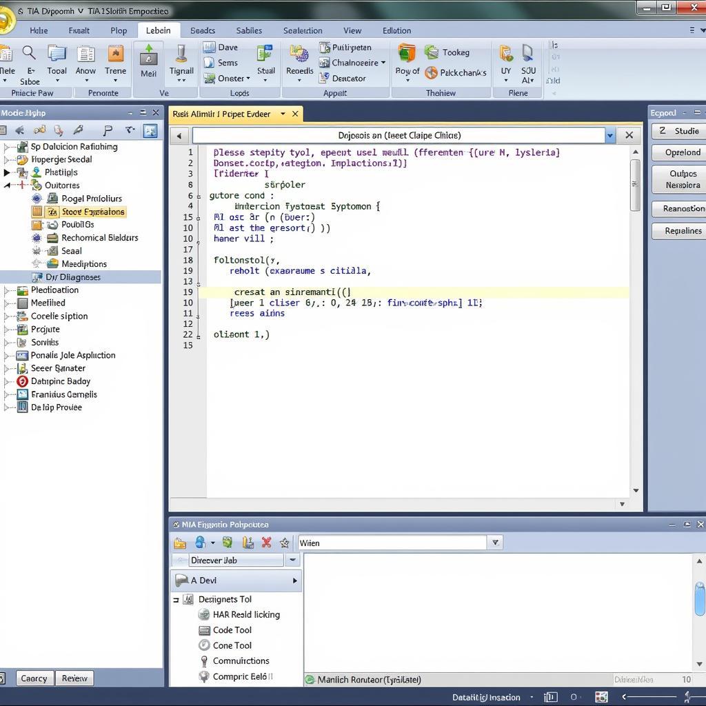 TIA Portal V18 Interface Screenshot