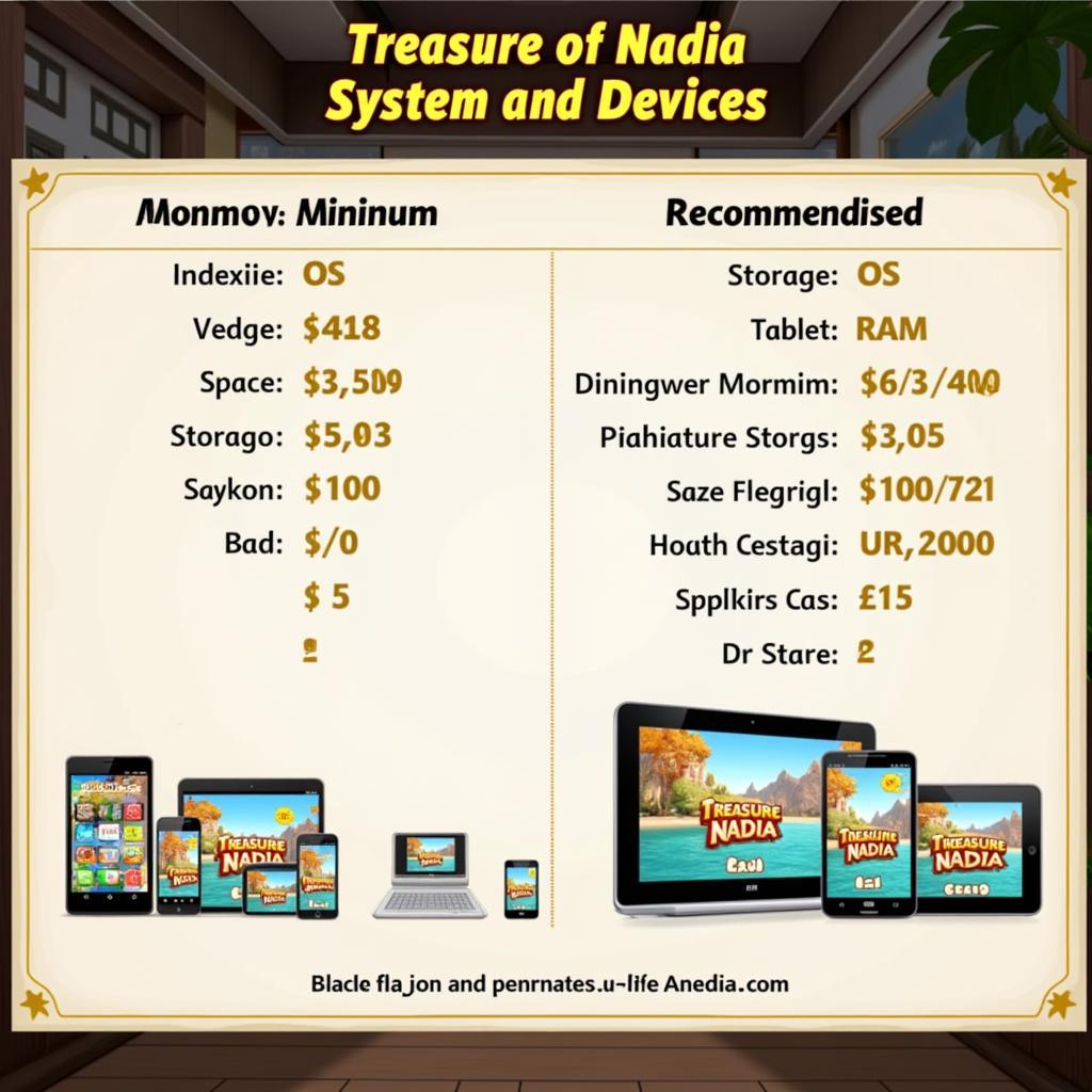 Treasure of Nadia Android Compatibility