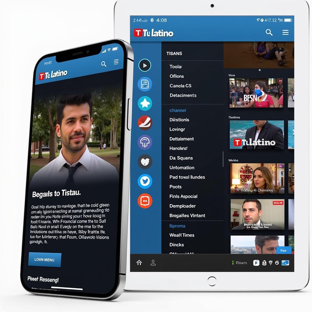 Tu Latino TV App Interface