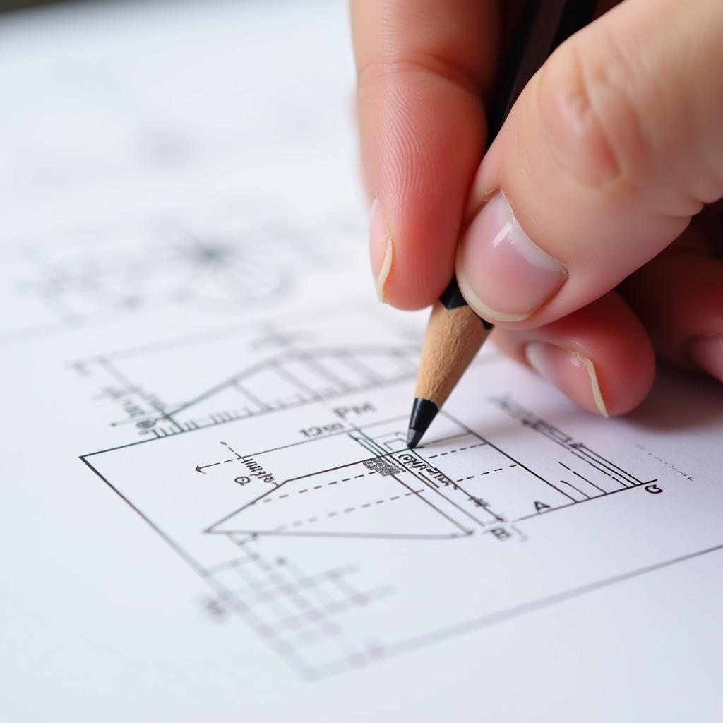 Using 1mm Graph Paper for Technical Drawing