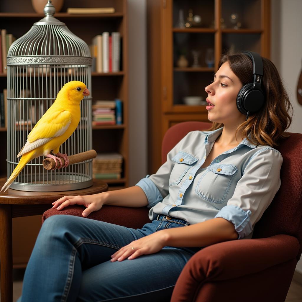 Using Canary Song Recordings