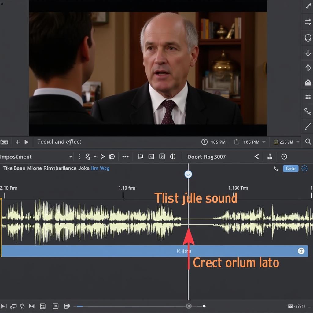 Using Joke Drum Sounds in Video Editing