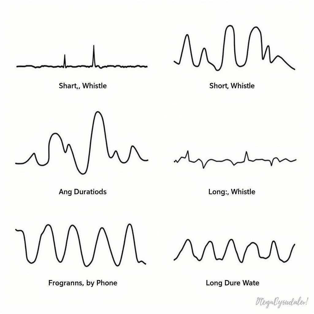 Variations in Human Whistle Sounds