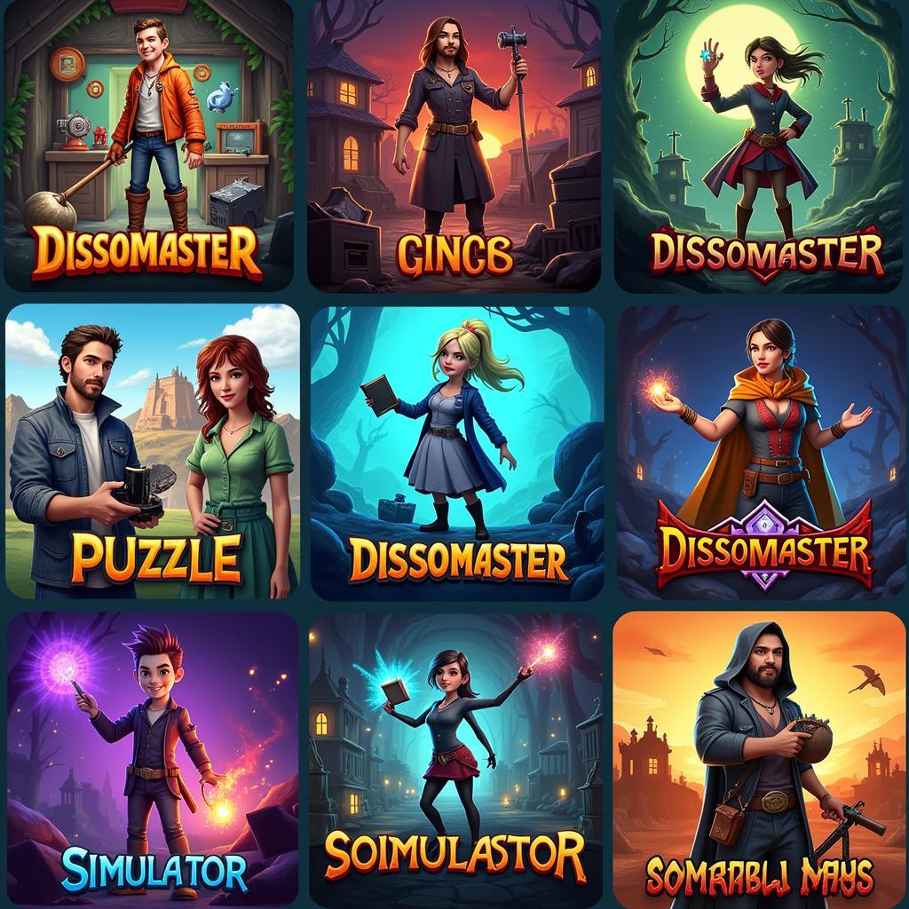 Variety of Dissomaster Game Genres