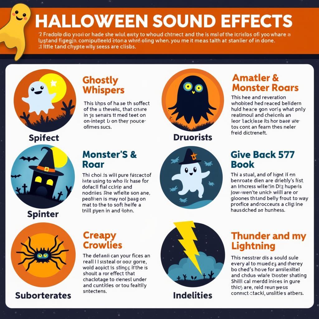 Various Halloween Scary Sound Categories