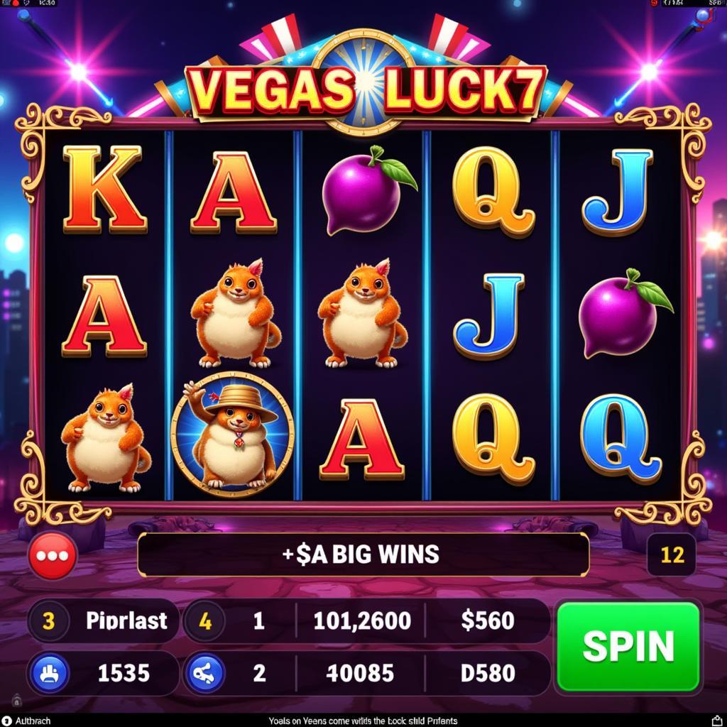 Vegas Luck 777 Gameplay Screenshot