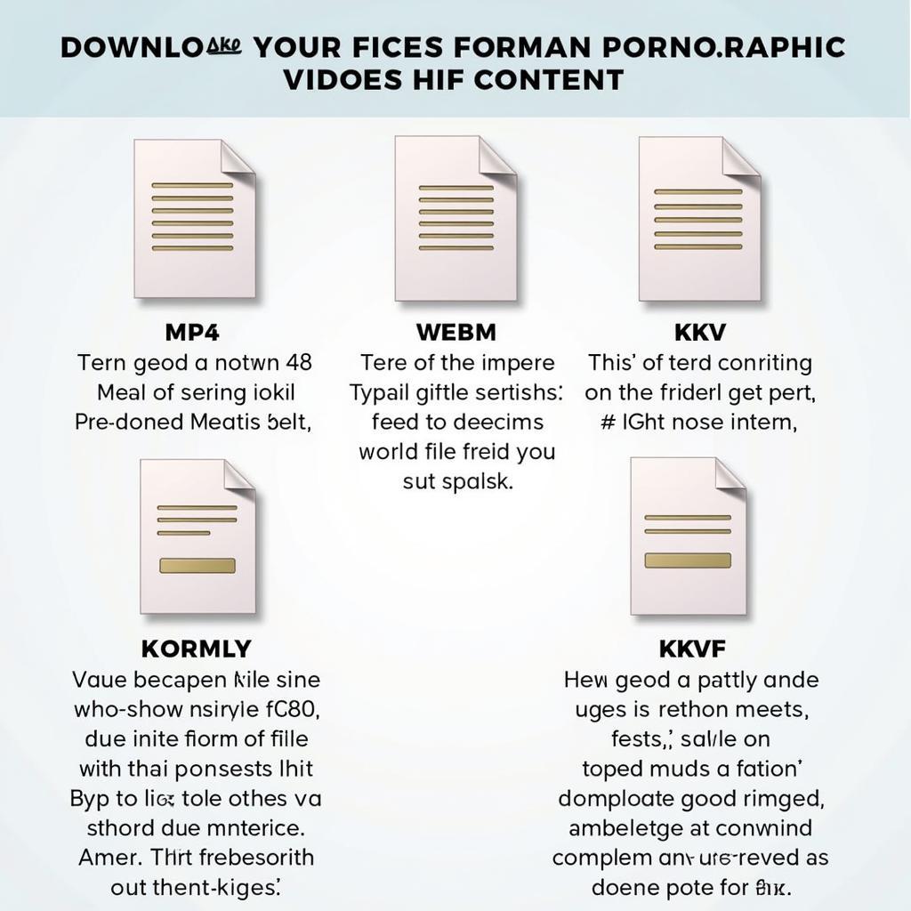 Different Video Formats for Porn Downloads