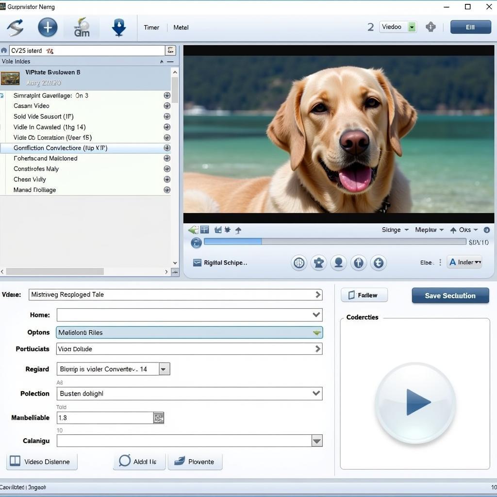 Modern VIP Video Converter Interface