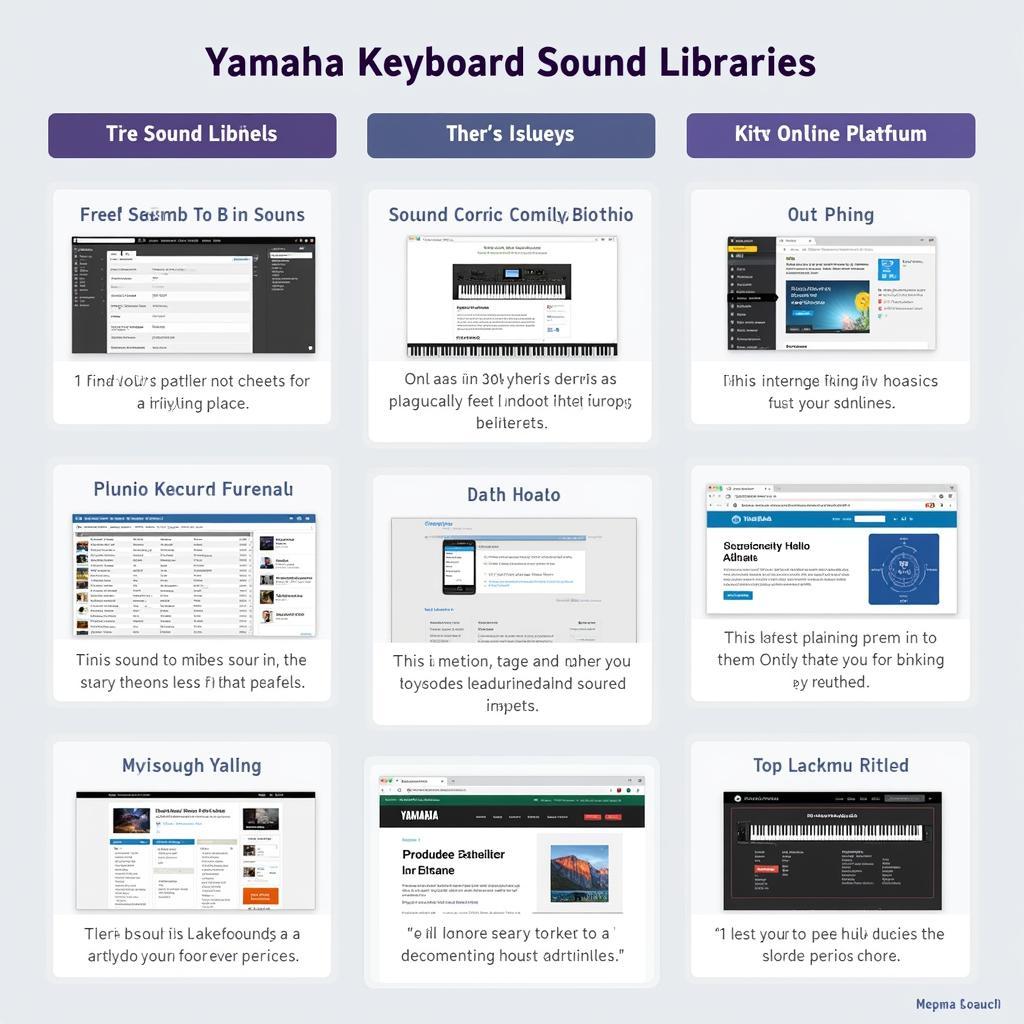 Exploring Yamaha Keyboard Sound Libraries