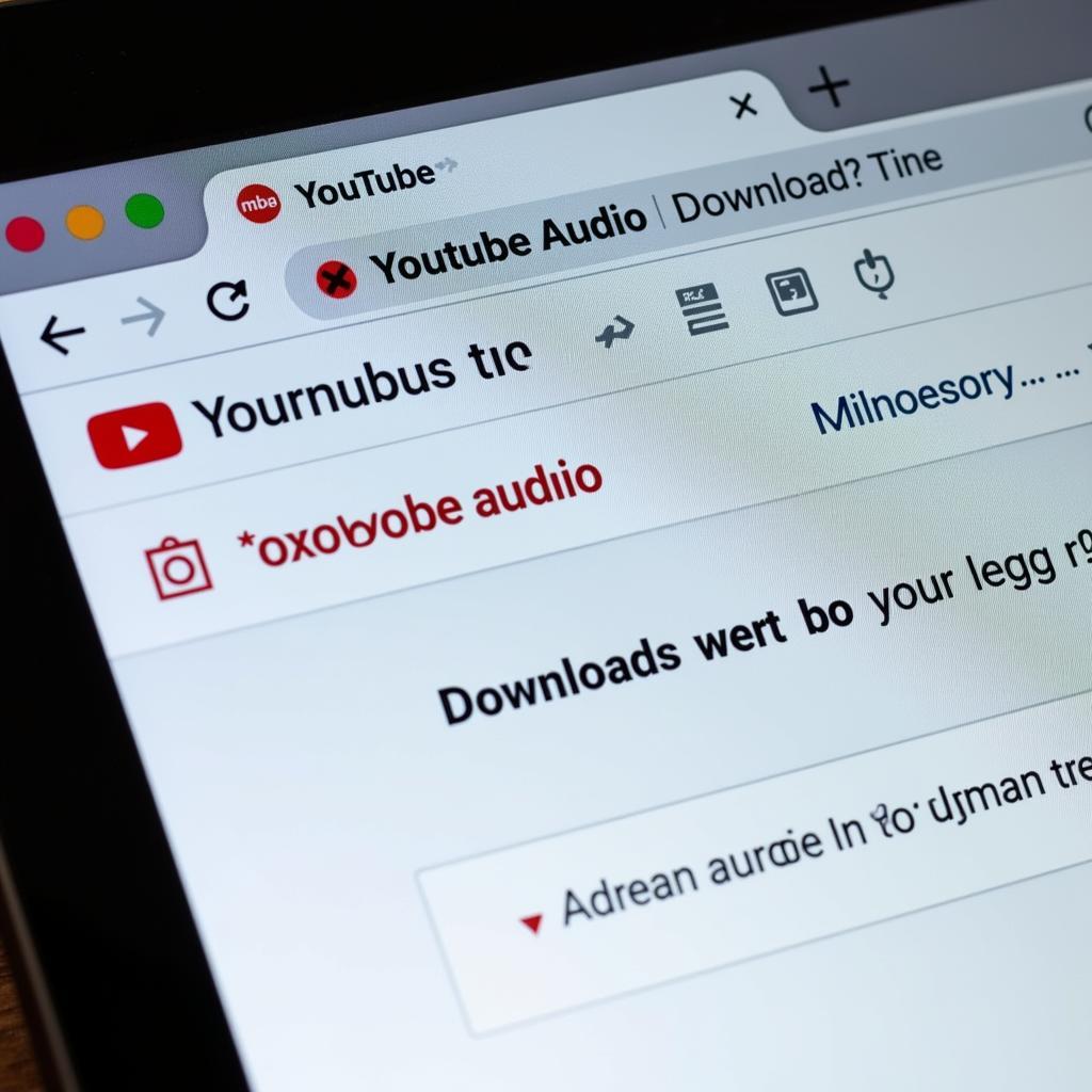 YouTube Audio Downloader Browser Extension on Mac