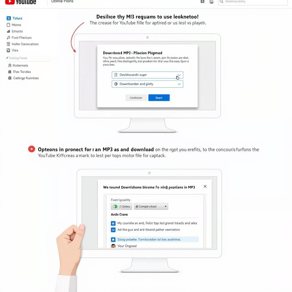 The process of downloading YouTube MP3 files