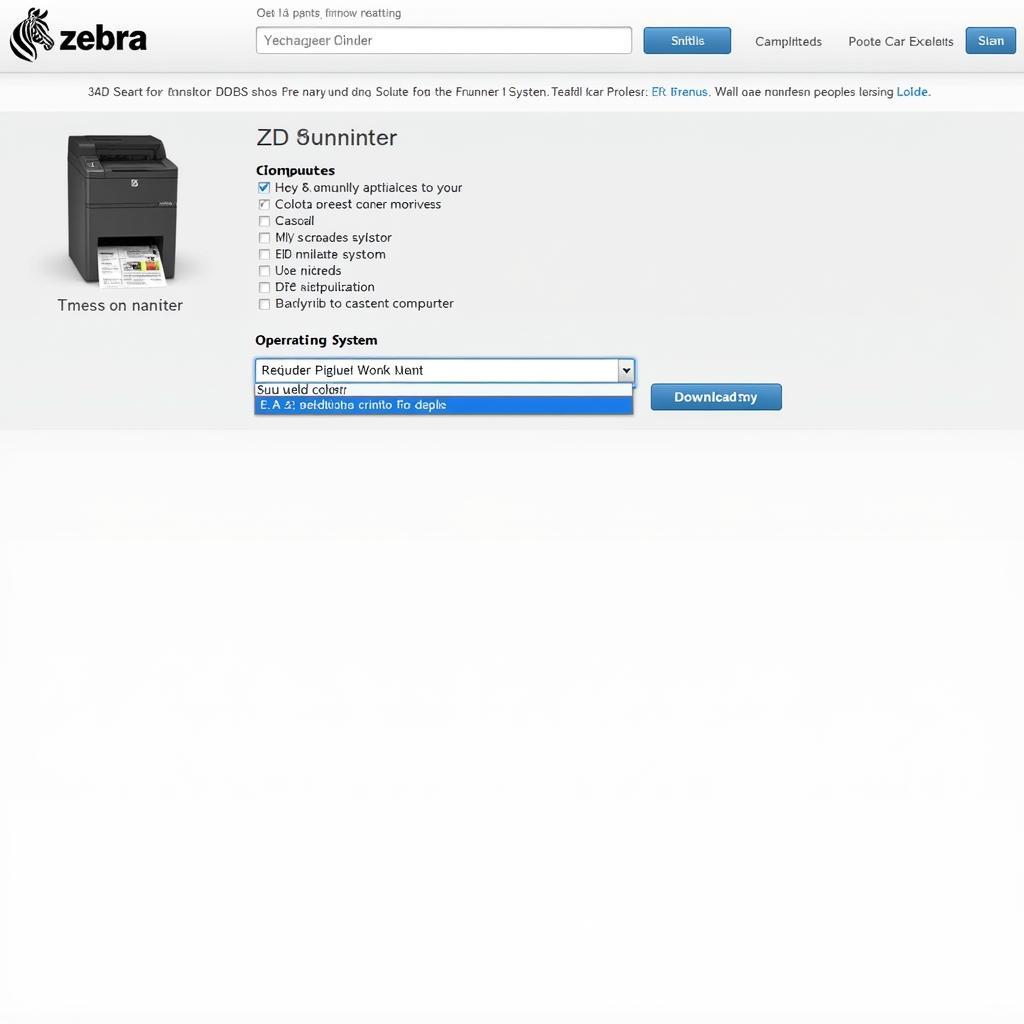 Zebra ZD621 Driver Download Page