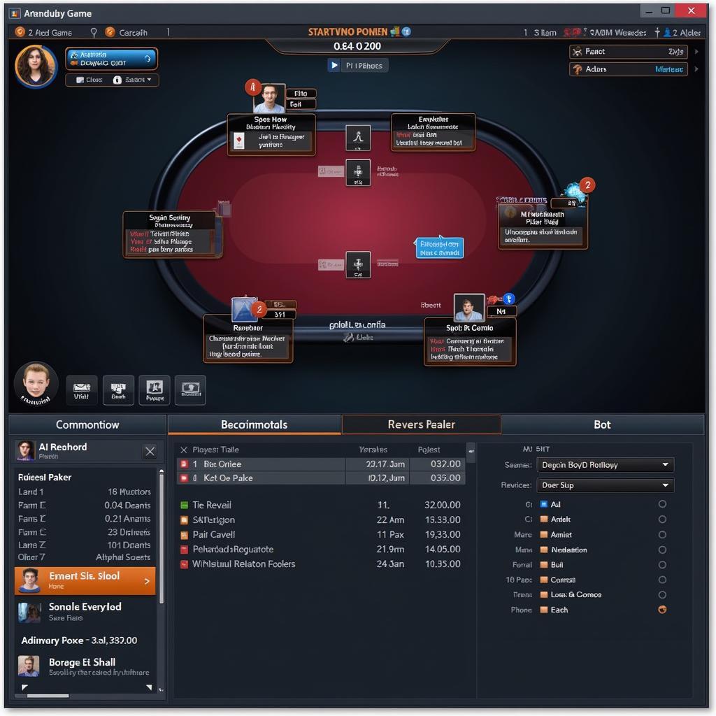 AI Poker Bot Interface