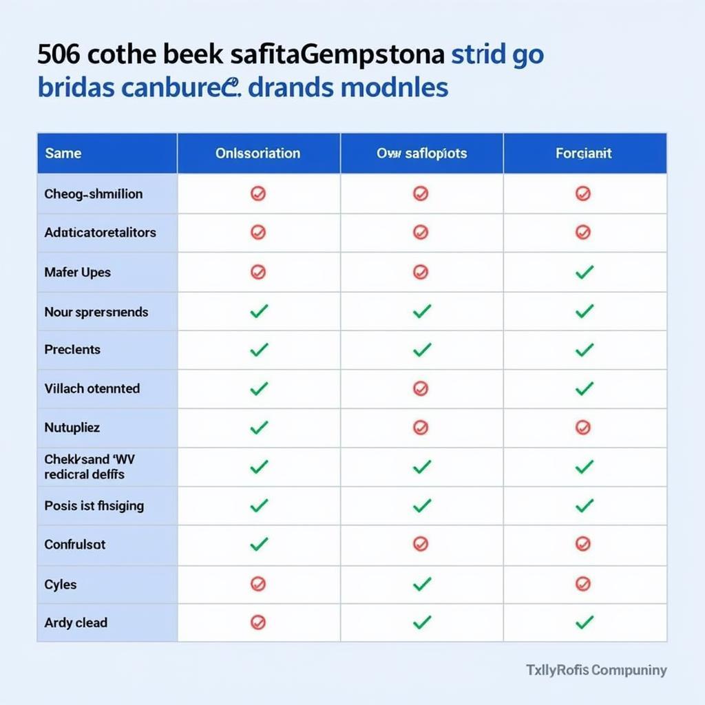 Alternative Software Options Comparison