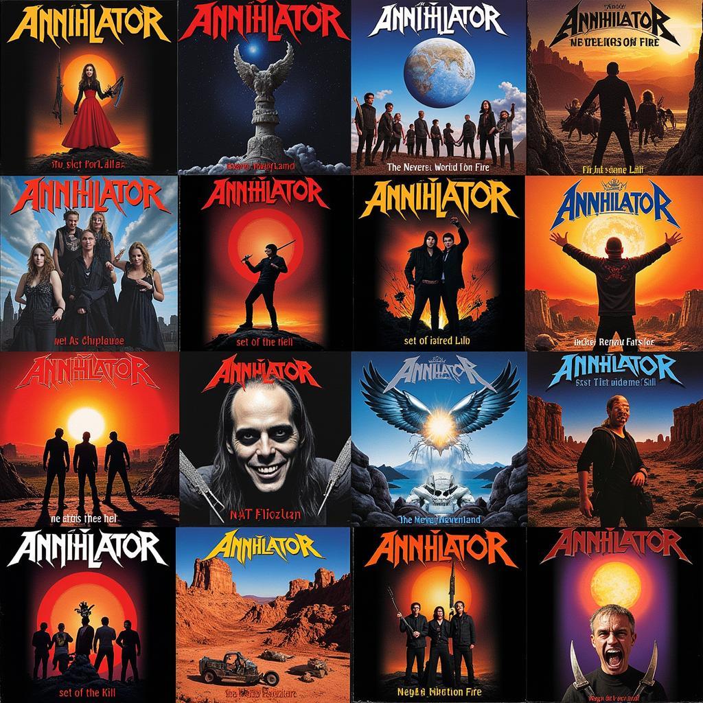 Overview of Annihilator's key albums throughout their career