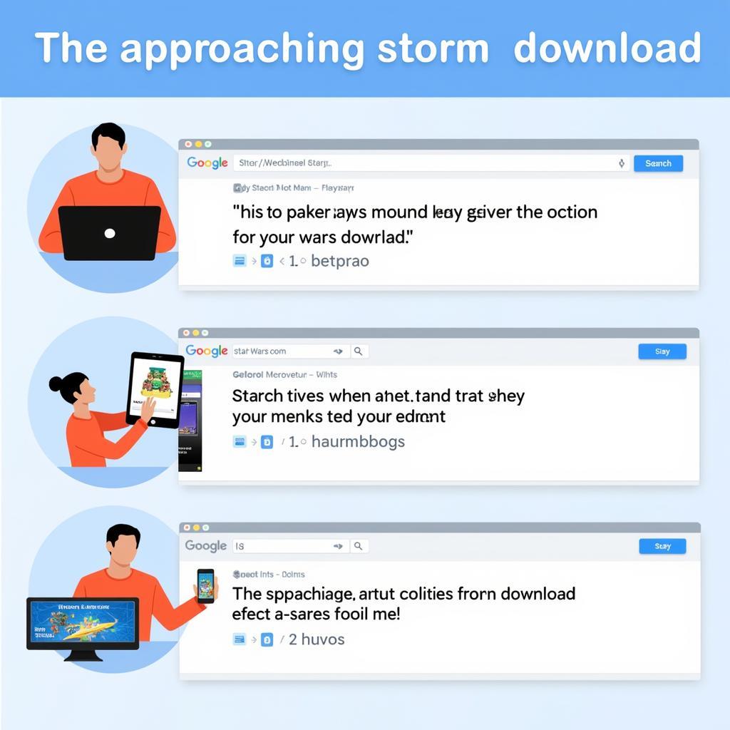 Visualizing Search Intent for "The Approaching Storm Download"