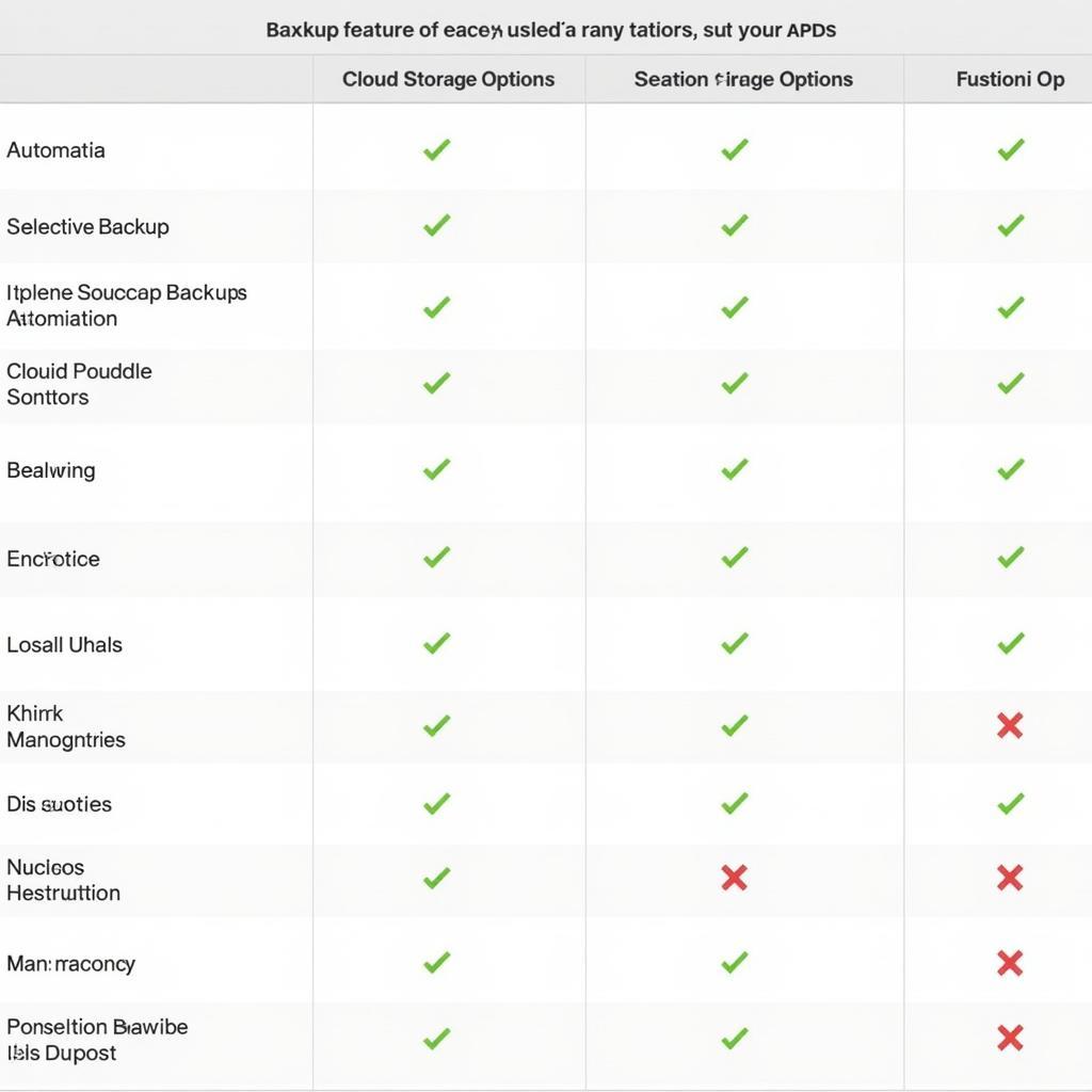 Comparing Backup Maker Features