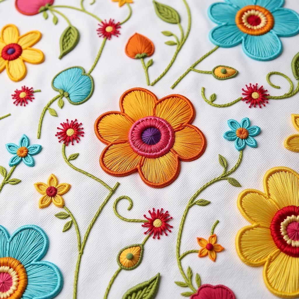 Free Floral Brother Embroidery Design Download