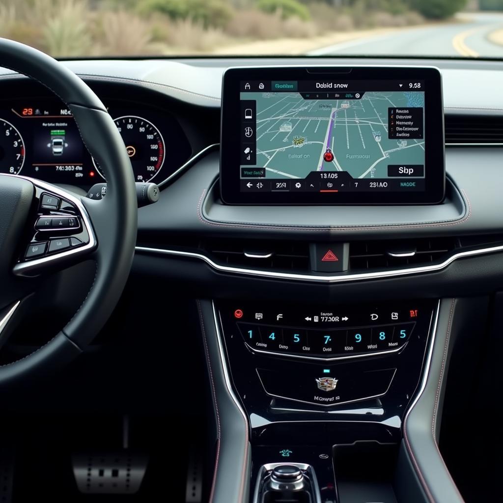 Cadillac Lyriq Navigation System