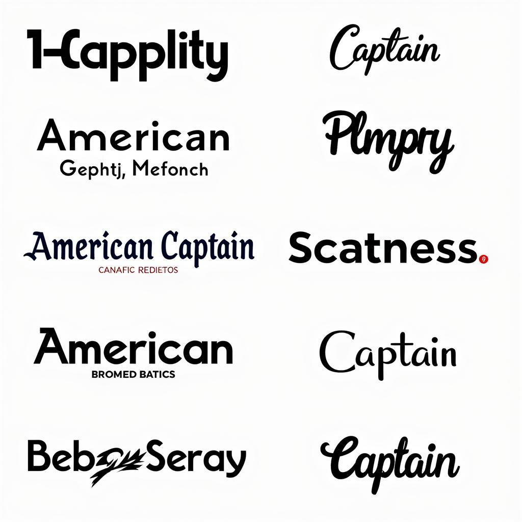 Selecting the Perfect American Captain Font for Your Design Project