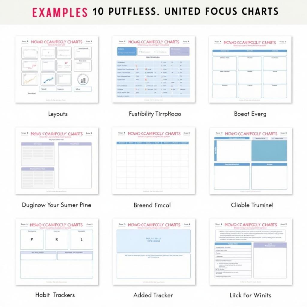 Examples of Customized Focus Charts