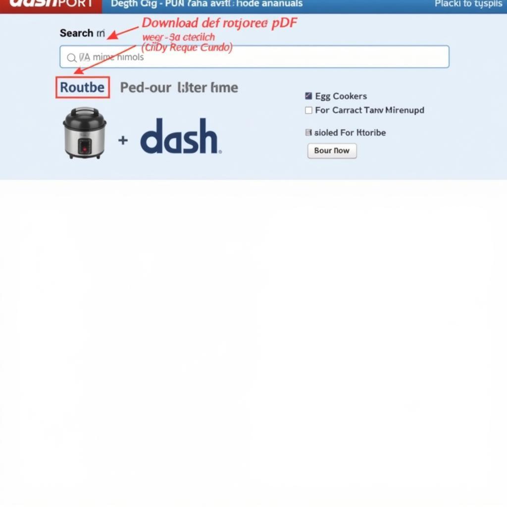 Downloading Dash Egg Cooker Manual from Official Website