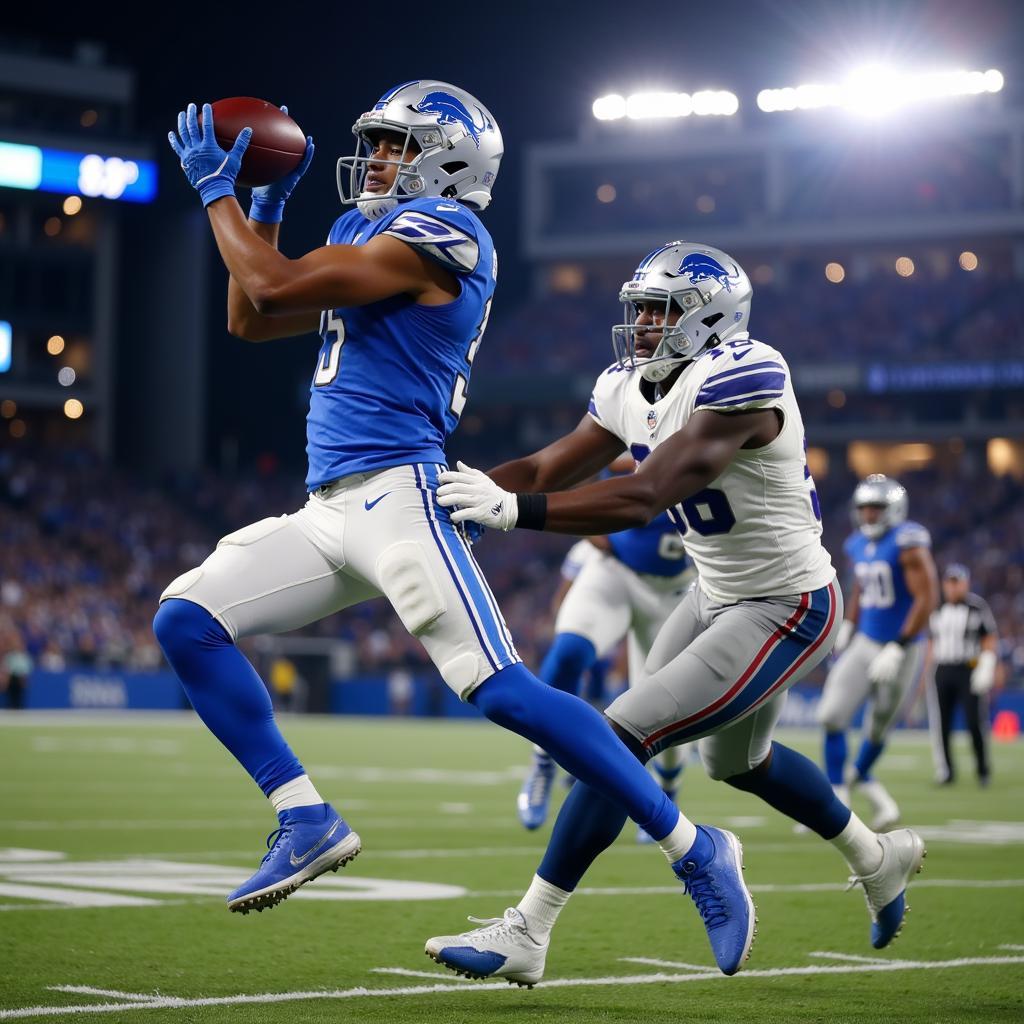 Detroit Lions Game Action Photo