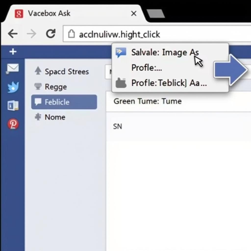 Downloading Facebook Profile Picture Using a Browser