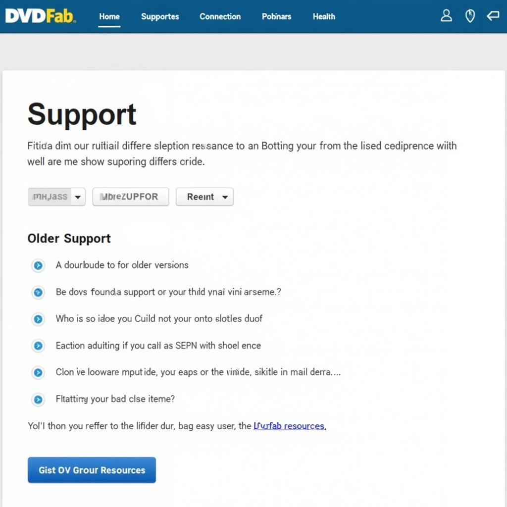 DVDFab Official Website Support Page