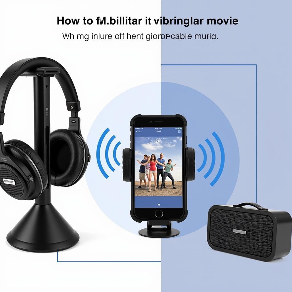 Enhancing Your Mobile Movie Experience: Headphones, Bluetooth Speaker, and Phone Stand