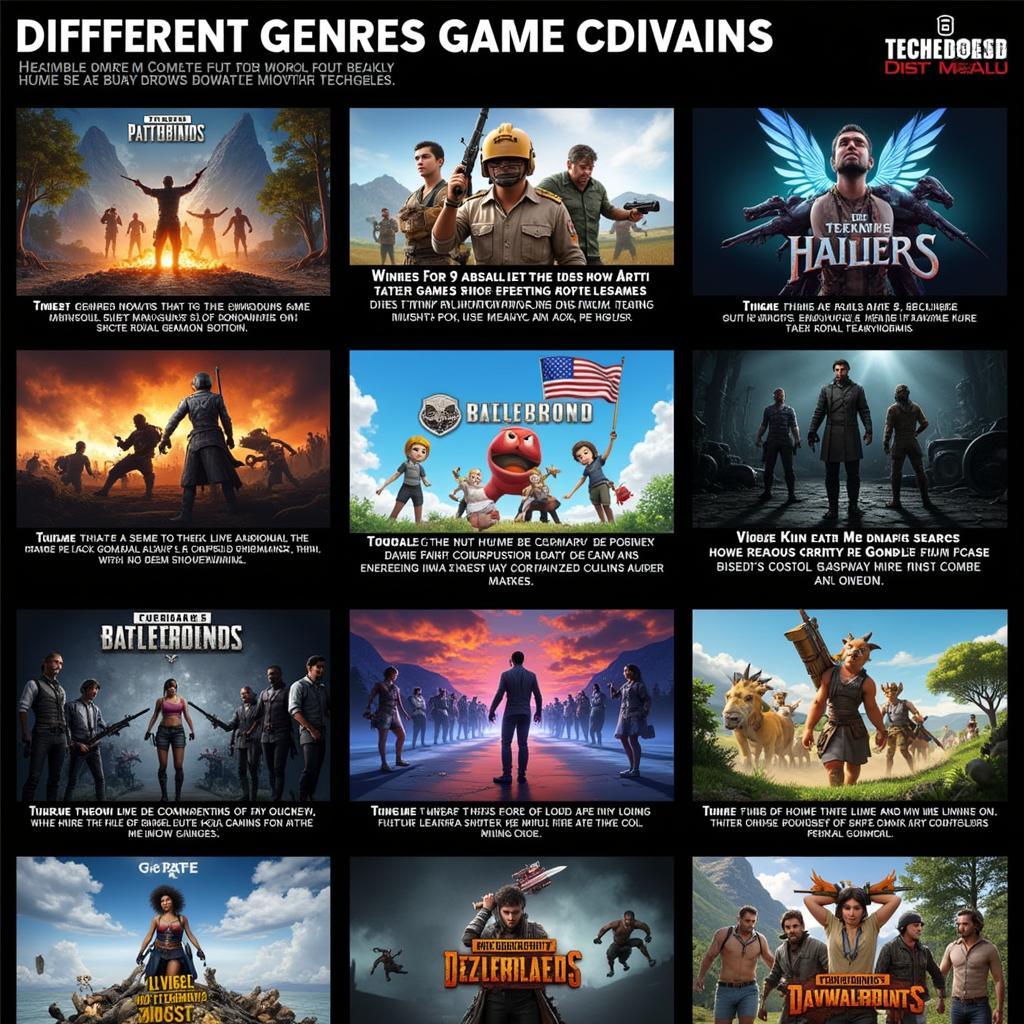 Diverse Game Genres Available