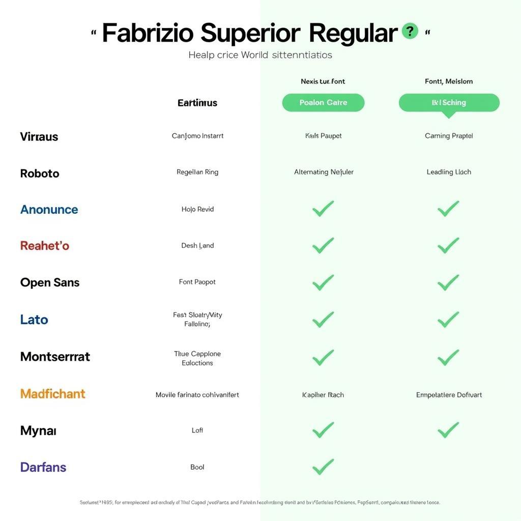 Exploring Free Alternatives to Fabrizio Superior Regular Font