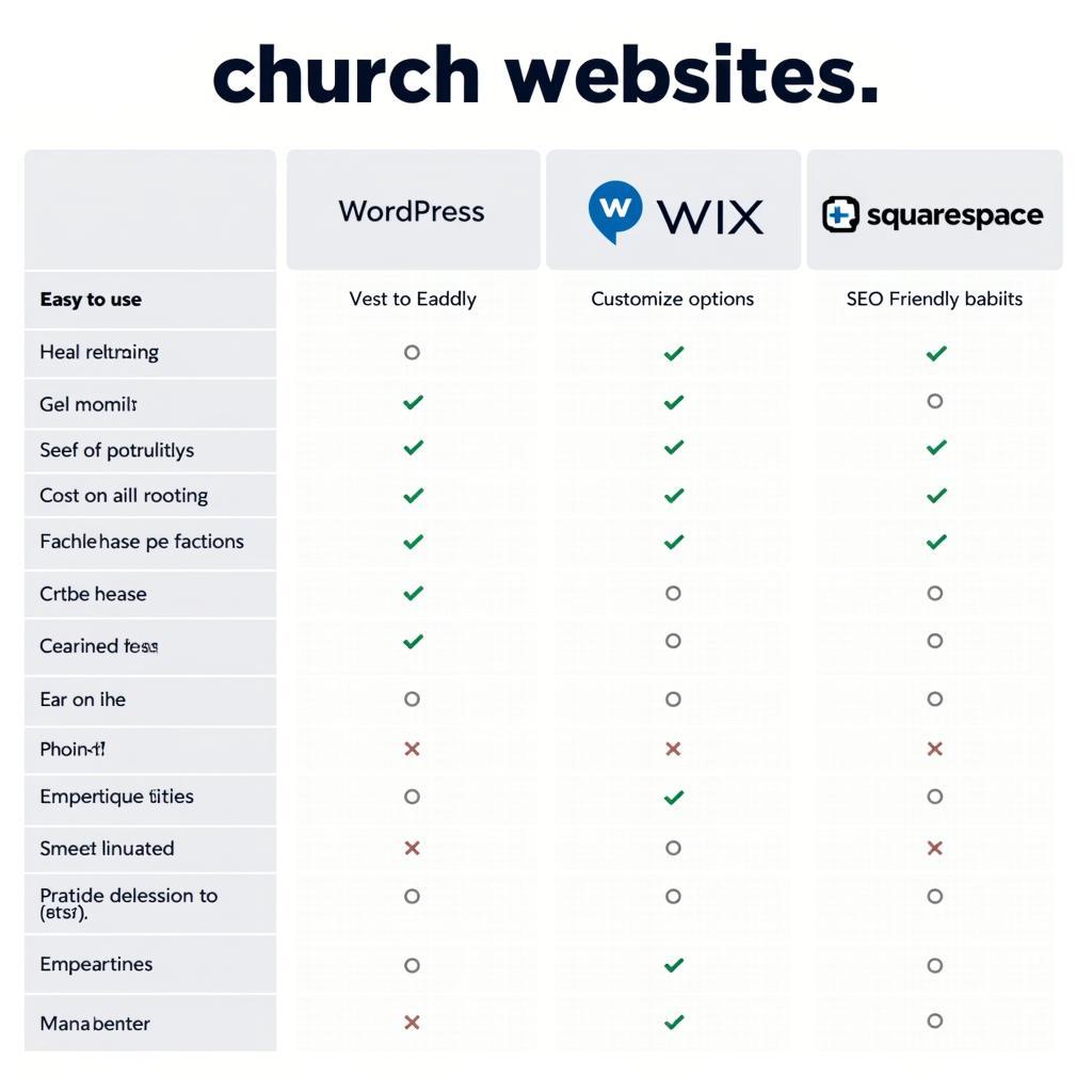 Free Church Website Templates: Platform Comparison