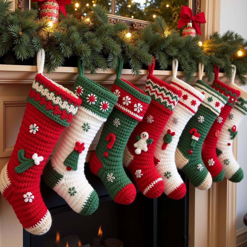 Free Crochet Christmas Stocking Patterns: A Variety of Designs