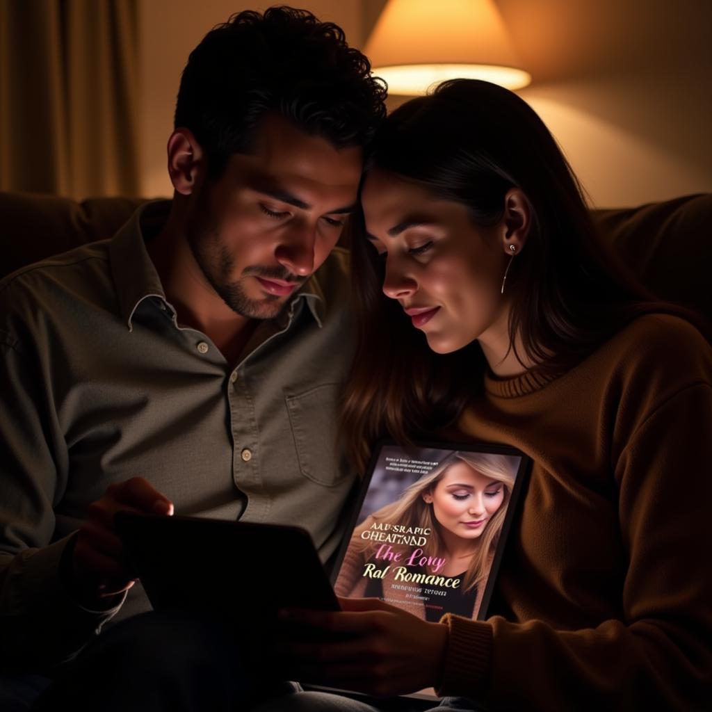 Free Romance eBook Downloads: A Couple Reading on a Tablet