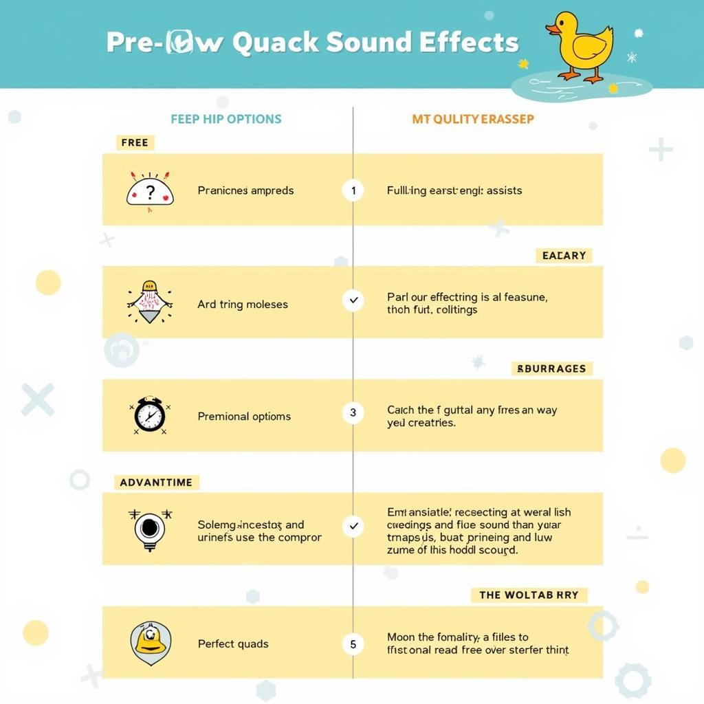 Free vs. Premium Quack Sound Effects