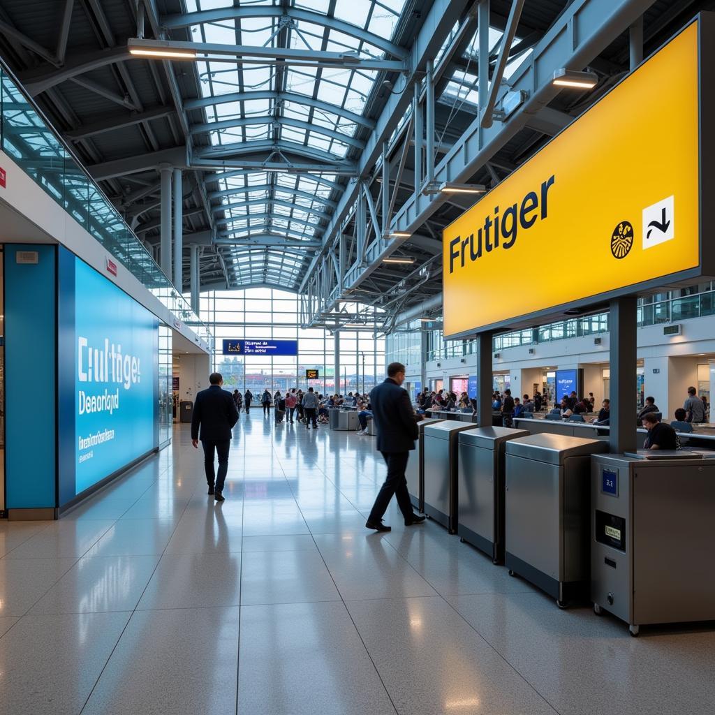 Frutiger Font Used in Airport Signage