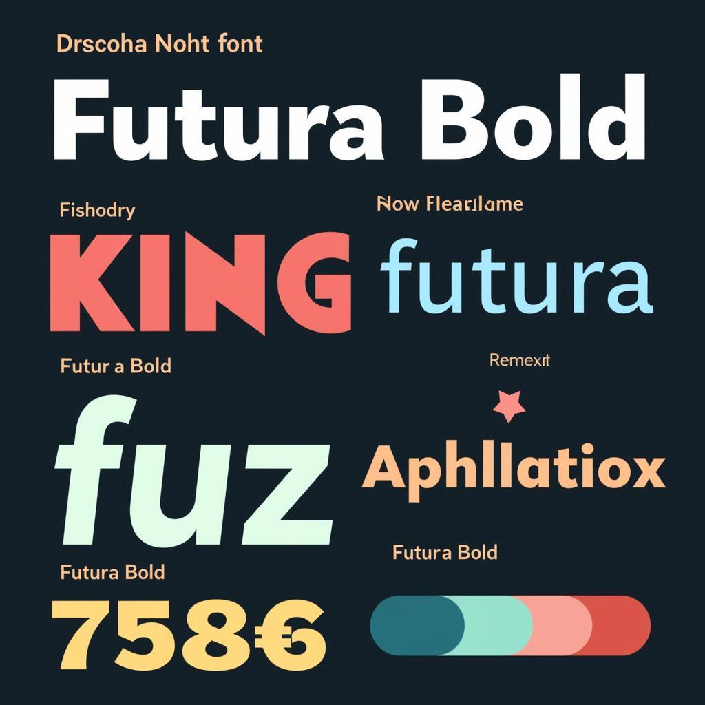 Futura Bold Font Example