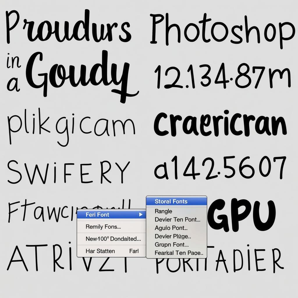 Goudy Font Design Integration