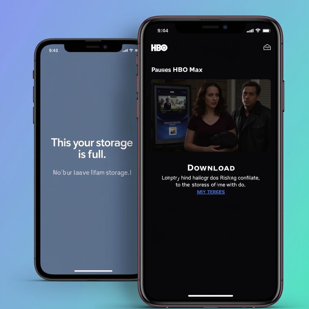 HBO Max Download Failed Due to Full Storage
