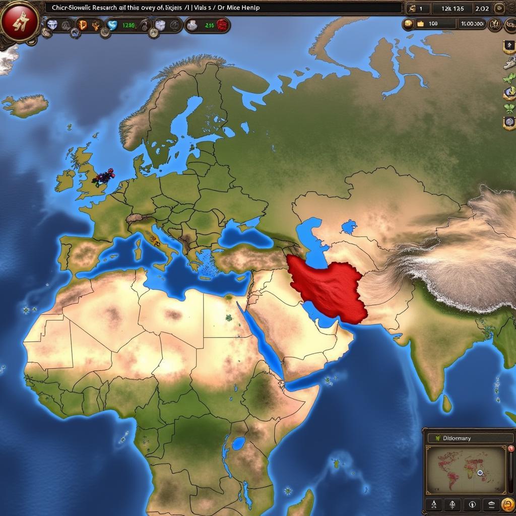 Hearts of Iron 4 Gameplay Screenshot