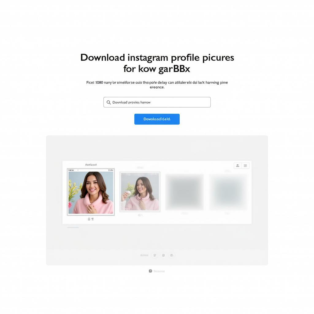 Downloading Instagram Profile Picture Using Website