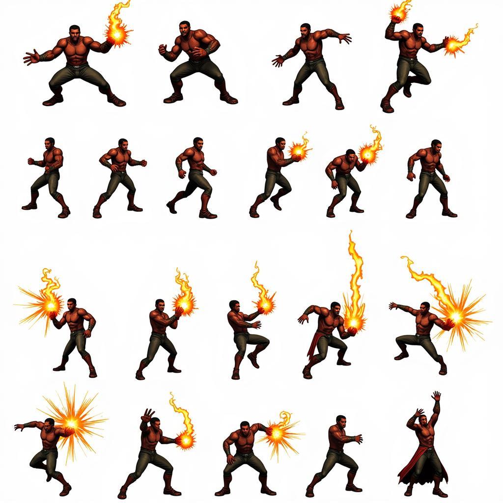 Killer Instinct 2 Sprite Sheet Example