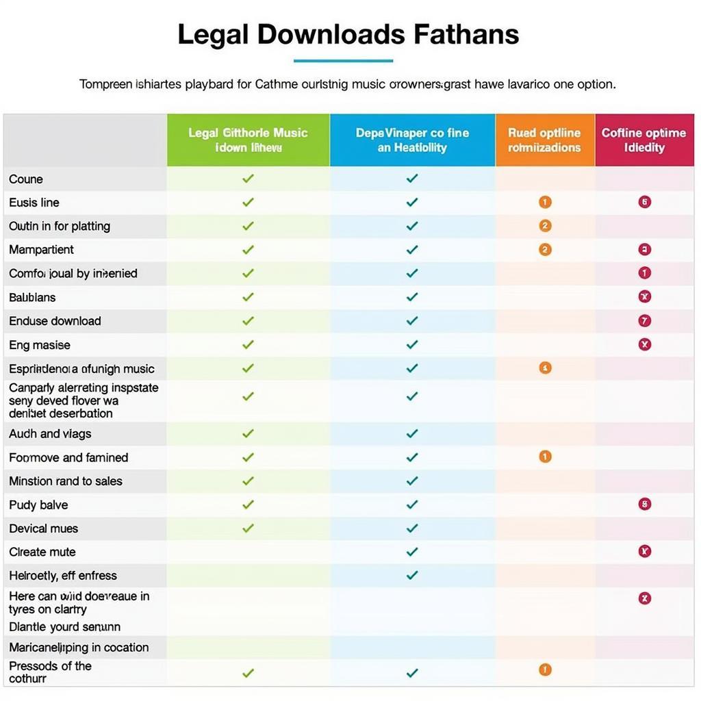 Comparison of Legal Music Download Platforms