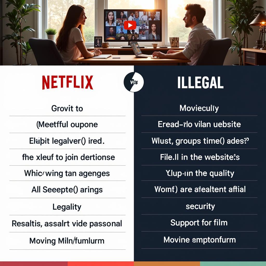 Legal vs. Illegal Movie Streaming Comparison