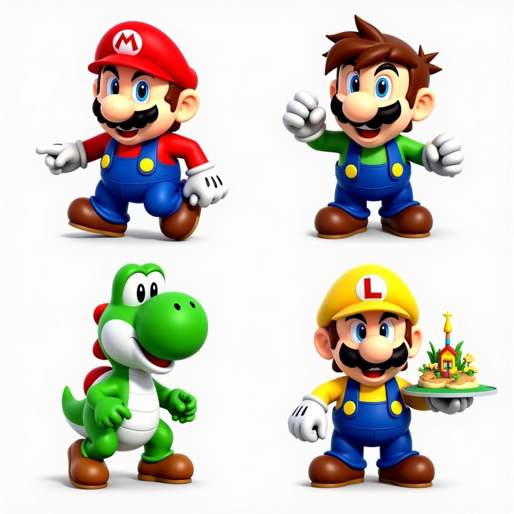 Playable Characters in Mario 64 DS