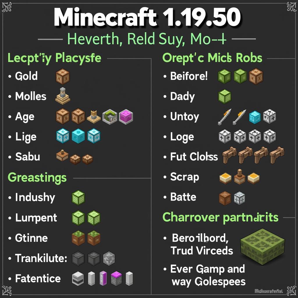 Minecraft 1.19.50 New Features Showcase