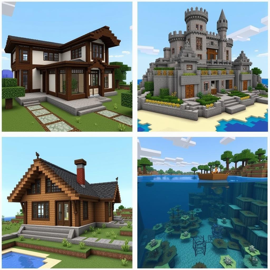 Variety of Minecraft House Downloads