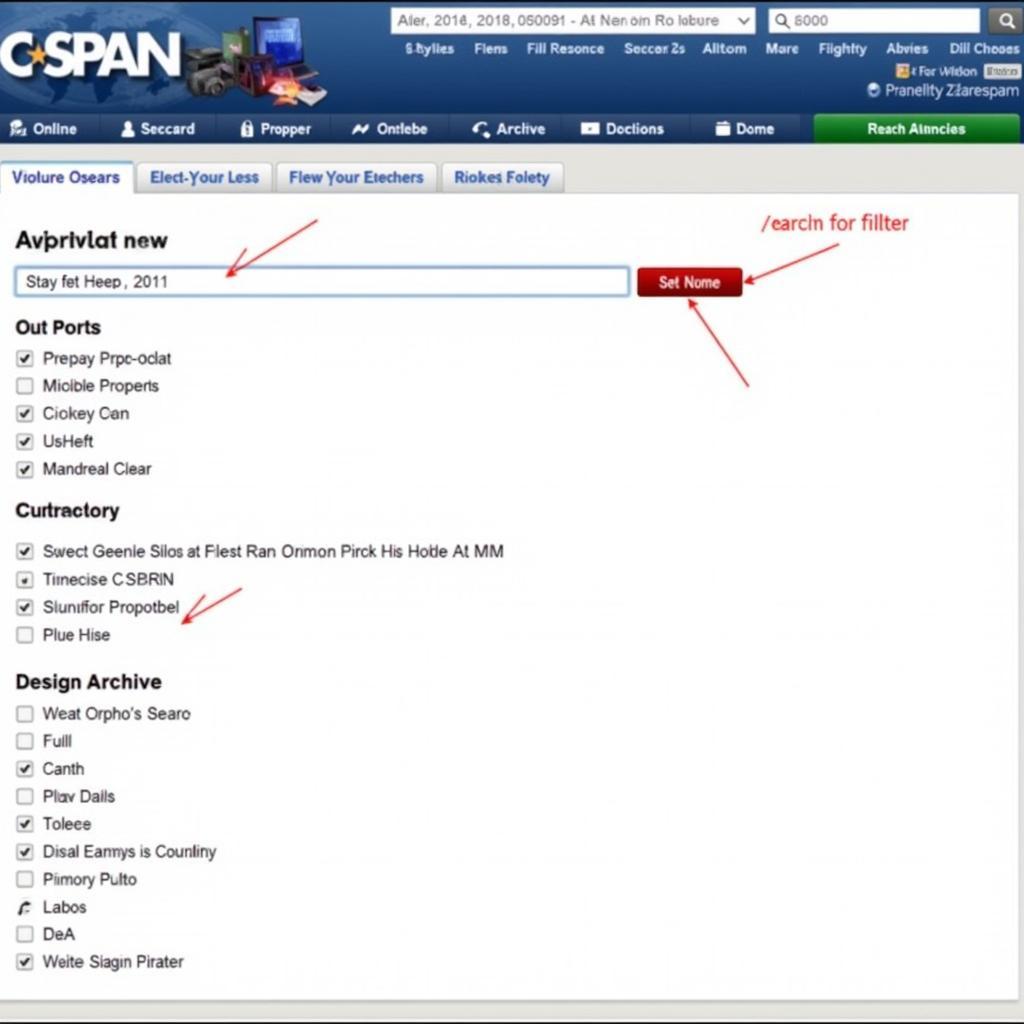 Navigating C-SPAN Video Archives