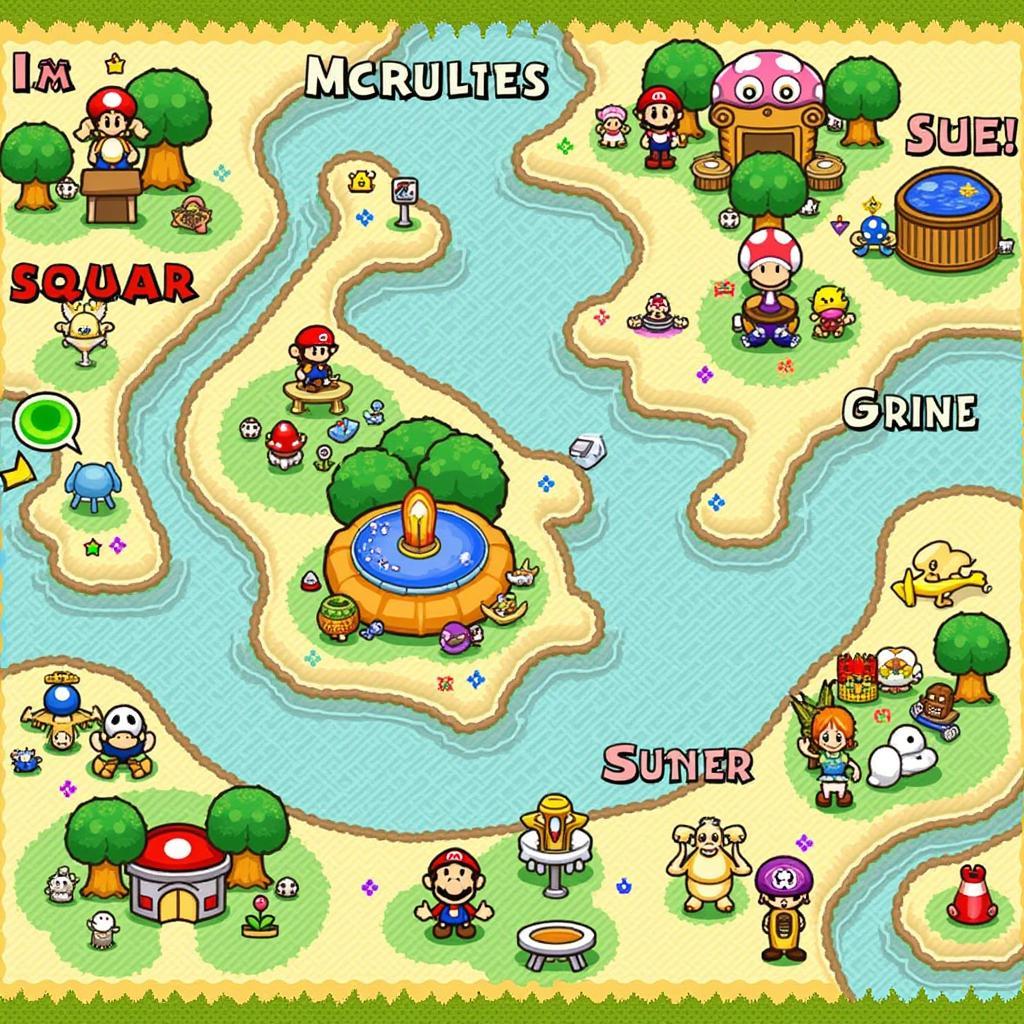 New Super Mario Bros. DS World Map